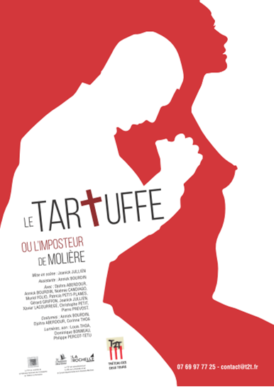 Affiche du Taruffe, création T2T